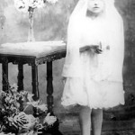 Mother at first communion circa 1926